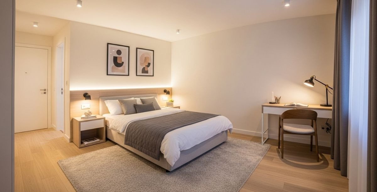 bedroom interior design for small spaces